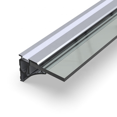 Surface Mounted Plasterboard LED Profile , Silver Extruded Aluminum LED Channel