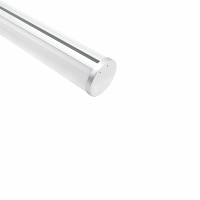 60mm PC Milky Cover Extrusion Suspended Led Aluminum Profile For Ceiling Lighting