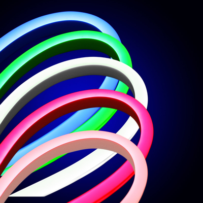 Multicolor LED Neon Flex Light Strip IP65 12 Volt 24 Volt For Decoration