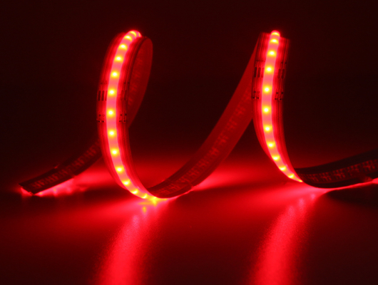 Flexible RGBW COB LED Strips 12MM DC24V 560 Leds / M For Decoration