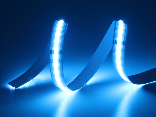 Flexible RGBW COB LED Strips 12MM DC24V 560 Leds / M For Decoration