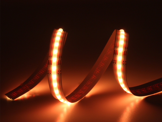 Flexible RGBW COB LED Strips 12MM DC24V 560 Leds / M For Decoration