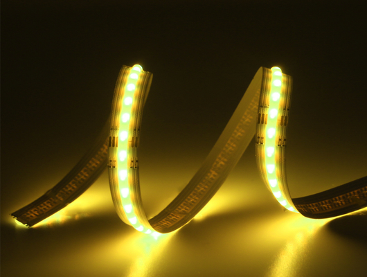 Flexible RGBW COB LED Strips 12MM DC24V 560 Leds / M For Decoration