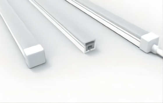 Recessed Mounted LED Silicone Tube IP68 Waterproof Milky Clear Color