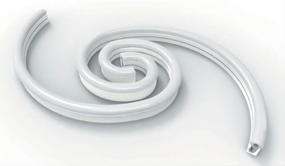 Flexible Rubber Silicone Tube For LED Strips Wall Mounted For Home Lighting