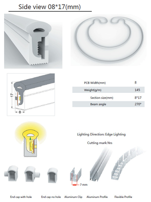 RGB Flexible LED Strip Waterproof Neon Lights Silicone Tube IP65 IP67