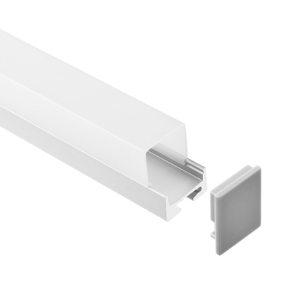 Three Sides LED Extrusion Channel , 6063 Alloy LED Light Aluminium Profile