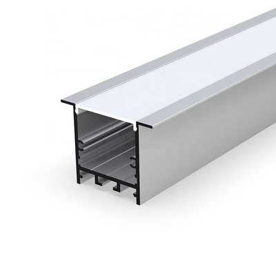 Anodized Suspended LED Profile , Profile Light LED Strip Silver Surface 50 X 35mm
