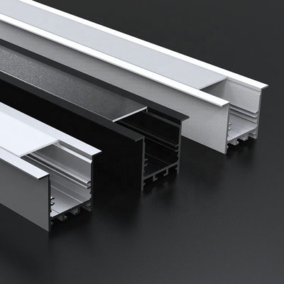 Anodized Suspended LED Profile , Profile Light LED Strip Silver Surface 50 X 35mm