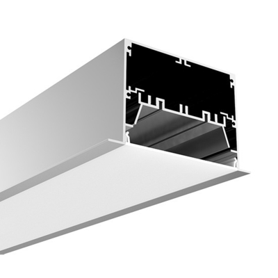 Heat Dissipation Recessed LED Strip Lighting Channel Oblong 110×35mm