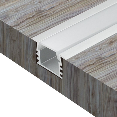 16x12mm Recessed LED Strip Lighting For Plasterboard aluminum Material