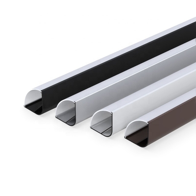 Surface Mounted LED Corner Channel , LED Strip Diffuser Corner 30×30mm For Kitchen
