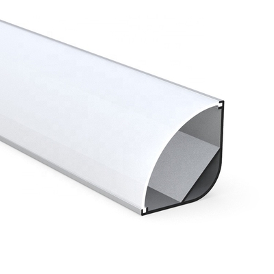 Surface Mounted LED Corner Channel , LED Strip Diffuser Corner 30×30mm For Kitchen