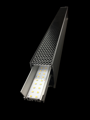 Ip44 LED Modern Linear Suspension Lighting For Office Warehouse