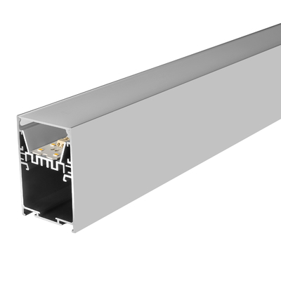 Aluminum Alloy 6063 Suspended LED Profile For Office School Residential Lighting