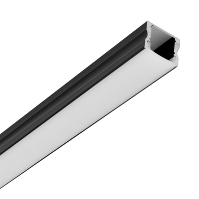 Extrusion Surface Mounted LED Profile Plastic Aluminum 6063 T5 Material