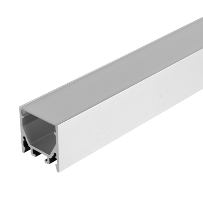 Square Aluminium Channel For LED Strip Lighting 25mm x 25mm Dimension