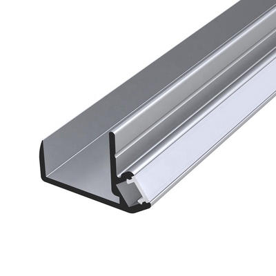 Drywall Corner LED Profile , 45 Degree LED Strip Channel Black Silver Color