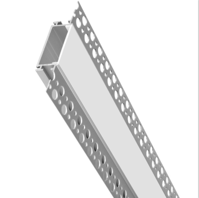 Plaster Ceiling Drywall Aluminum Profile For LED Strip Lighting 98mm x 18mm