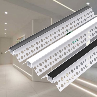 Trimless Drywall Plasterboard LED Profile For LED Strip Aluminum Alloy Material