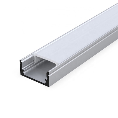 1m 2m 3m Surface Mounted LED Profile For Led Strips Silver Color