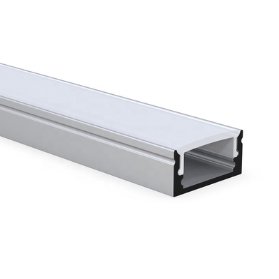 1m 2m 3m Surface Mounted LED Profile For Led Strips Silver Color