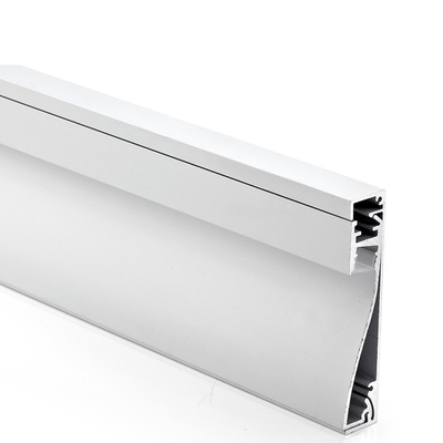 Skirting Plasterboard LED Profile Aluminium Alloy Material For 10mm Width Led Strip