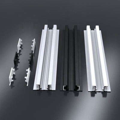 Anodizing LED Strip Light Aluminium Extrusion Extruded Silver black color