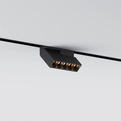 Magnetic Recessed Track Light Rail Round 48V 16mm For Linear Light
