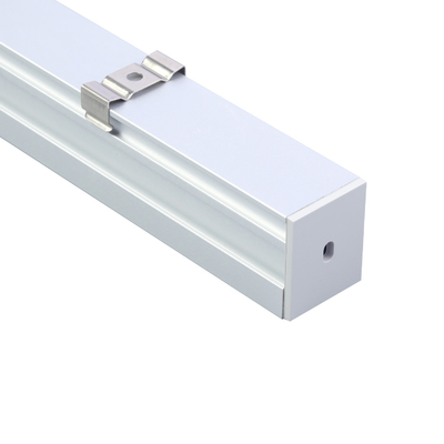 PC Diffuser Frosted Surface Mounted Aluminium Led Profile For Led Strip Lights