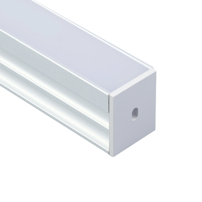 PC Diffuser Frosted Surface Mounted Aluminium Led Profile For Led Strip Lights