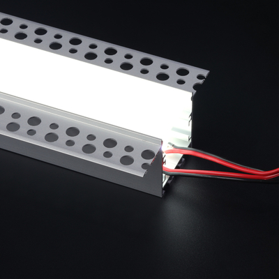 74*35mm Plasterboard LED Profile Architectural Gypsum Wall Recessed Linear