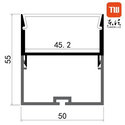 40mm Suspended Led Aluminum Profile Ceiling Lighting Fixtures Decorative
