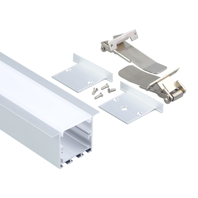U Shape 6063 Led Strip Aluminum Channel Suspended Led Extrusion Profile
