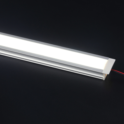 Anodized Silver Recessed Led Aluminum Profile For Cabinet Lighting