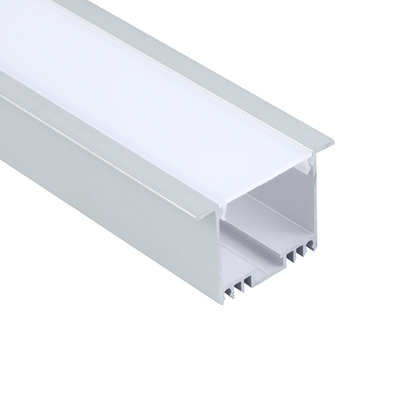 Alloy 6063 Wall Recessed Suspended Led Aluminum Channel 48x32mm