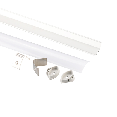 Custom Size V Shape Profile Led Aluminum Channel Strip Light Bar Case