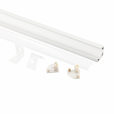 Surface Mounted LED Lighting Profile , Indoor Bathroom Decorative LED Wall Light