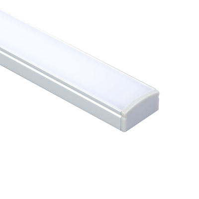 Slim 8mm Surface Led Strip Aluminum Profile , Linear Light Custom Led Channel