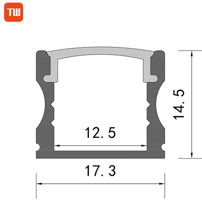 Lighting Fixtures PC Diffuser Recessed Led Aluminum Channel For Led Strip