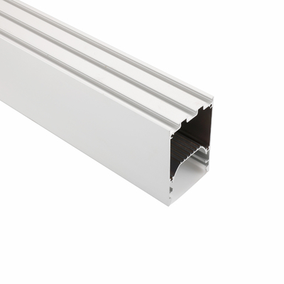 50x75mm Up Down Double Side Suspended Aluminum Extrusion Profile For Led Strip Light