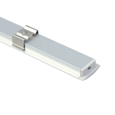PC Diffuser Cover LED Plaster Profile , U Channel LED Aluminum Profile