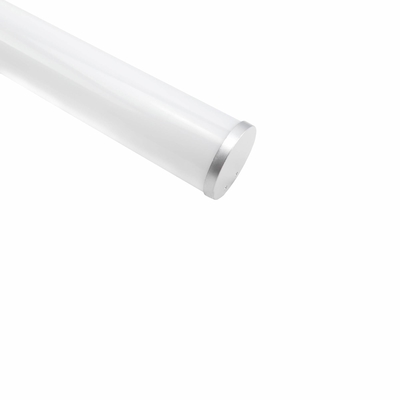 60mm PC Milky Cover Extrusion Suspended Led Aluminum Profile For Ceiling Lighting