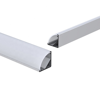 Aluminum Alloy 6063 Corner LED Profile Anodized For LED Light Bar