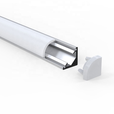 Aluminum Alloy LED Strip Light Corner Profile Anodized painting For Indoor