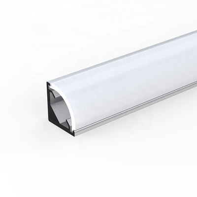Aluminum Alloy LED Strip Light Corner Profile Anodized painting For Indoor