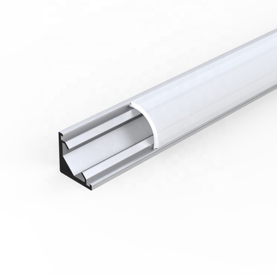 Aluminum Alloy LED Strip Light Corner Profile Anodized painting For Indoor