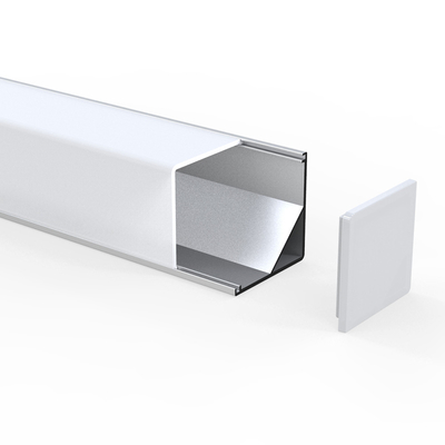 OEM LED Strip Corner Channel ,  V Shaped Extrusion 45 Degree Aluminum LED Channel