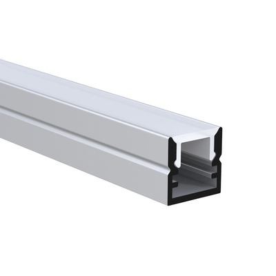 Aluminum LED Strip Light Diffuser , Surface Mount LED Extrusion For Gym Cinema