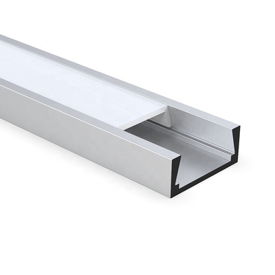 6063 Surface Mounted LED Profile , LED Light Aluminium Housing OEM ODM